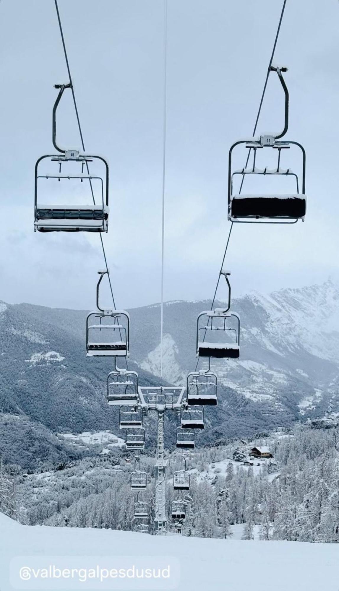 Studio Lumineux Avec Vue Et Acces Sur Les Pistes ! Coup De Coeur Valberg Exterior foto